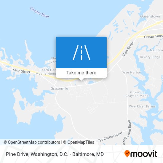 Pine Drive map