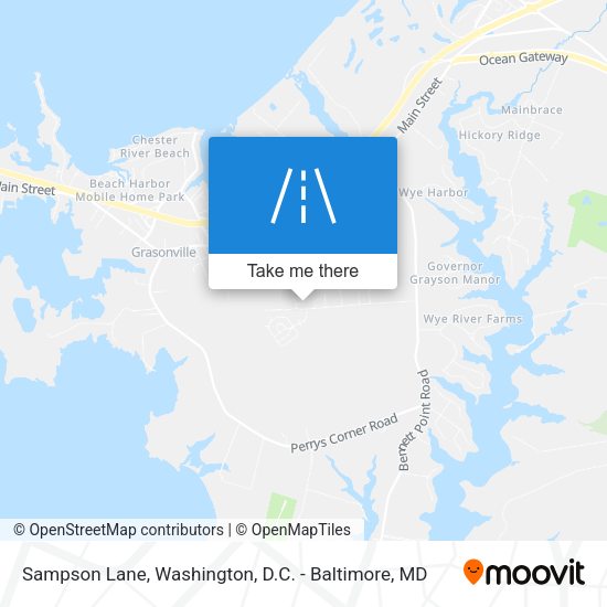 Mapa de Sampson Lane