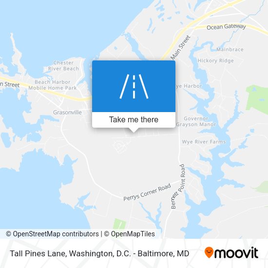 Tall Pines Lane map