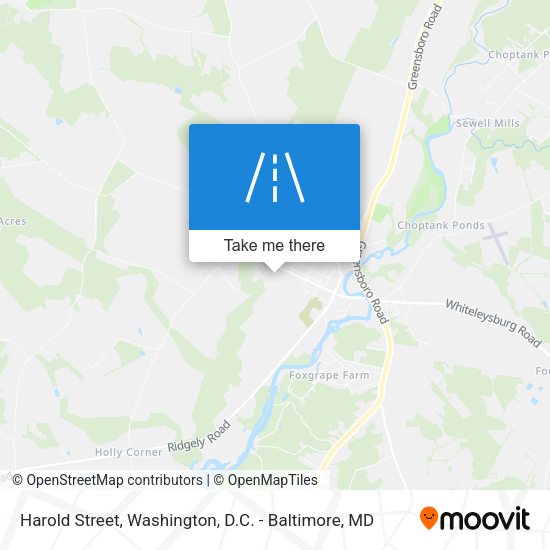 Harold Street map
