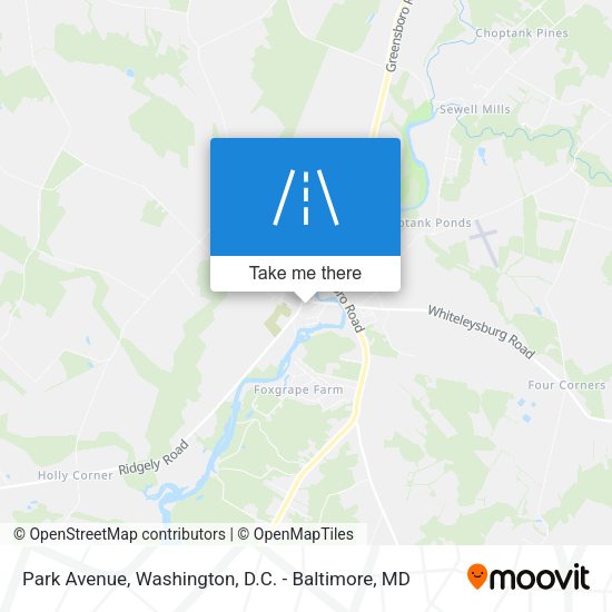 Park Avenue map