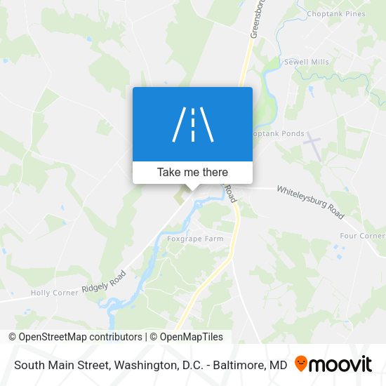 South Main Street map