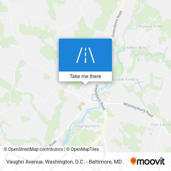 Vaughn Avenue map