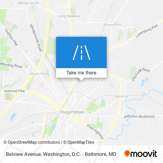 Mapa de Belview Avenue