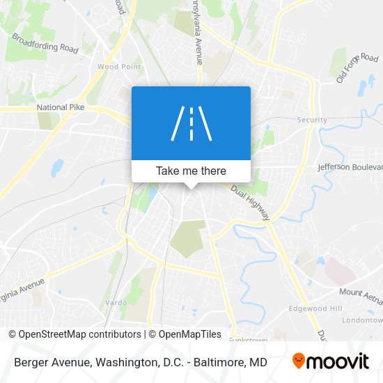 Berger Avenue map
