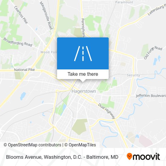 Blooms Avenue map