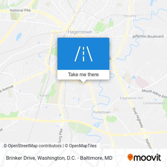Mapa de Brinker Drive
