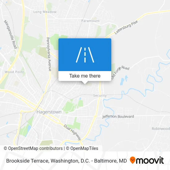 Brookside Terrace map