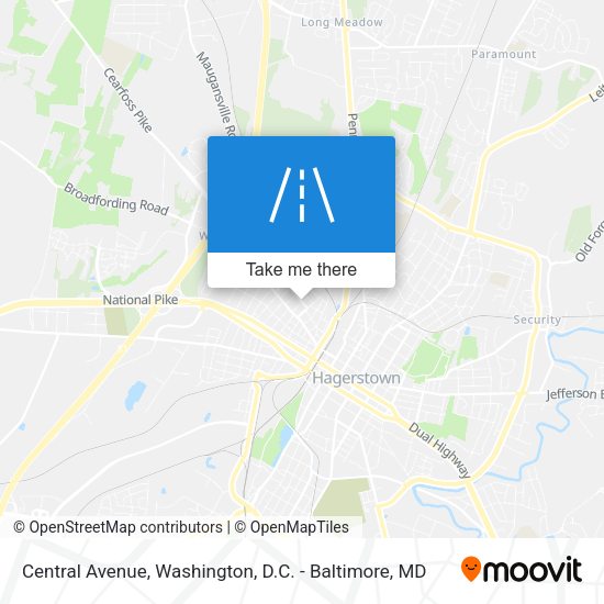 Central Avenue map