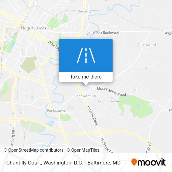 Chantilly Court map