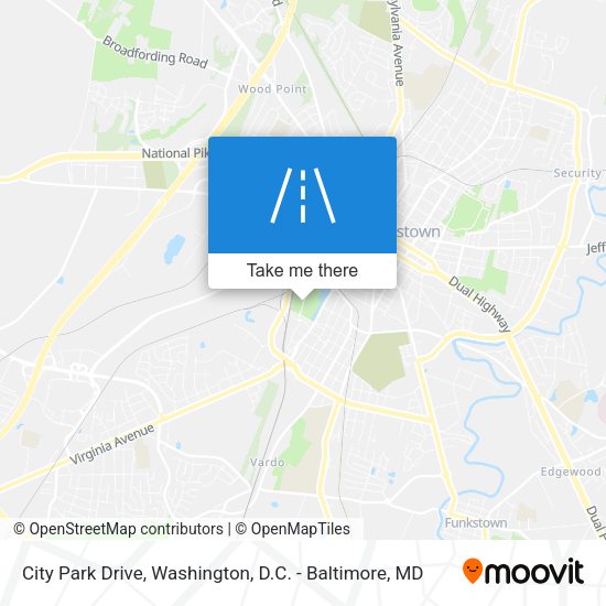 City Park Drive map