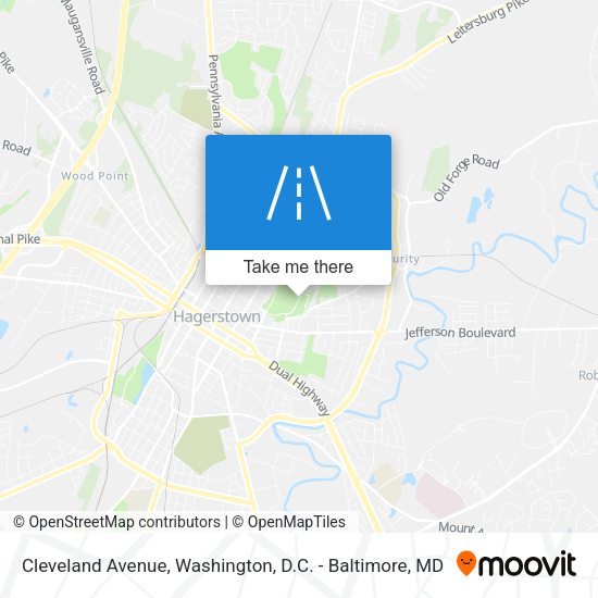 Cleveland Avenue map