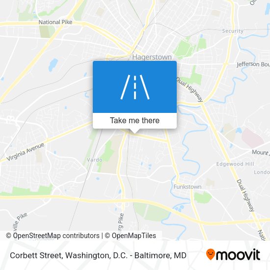 Corbett Street map