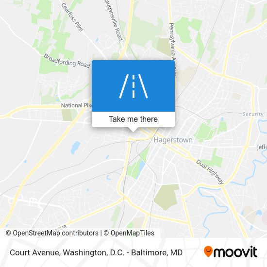 Court Avenue map