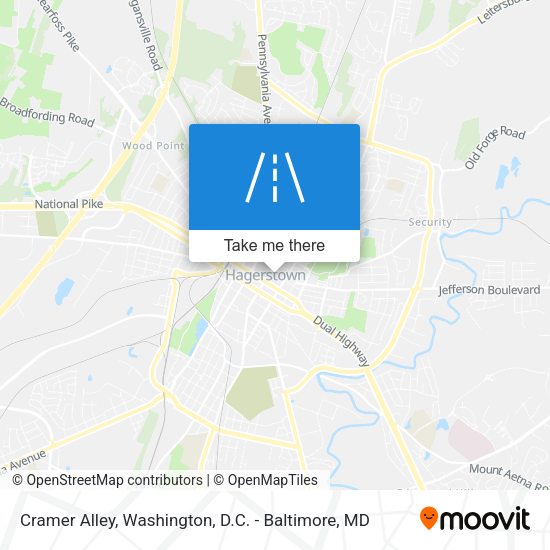 Cramer Alley map