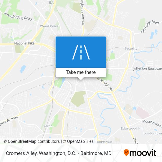 Cromers Alley map