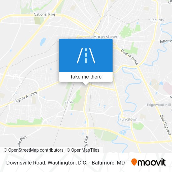 Mapa de Downsville Road