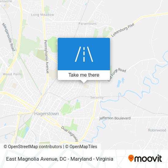 Mapa de East Magnolia Avenue