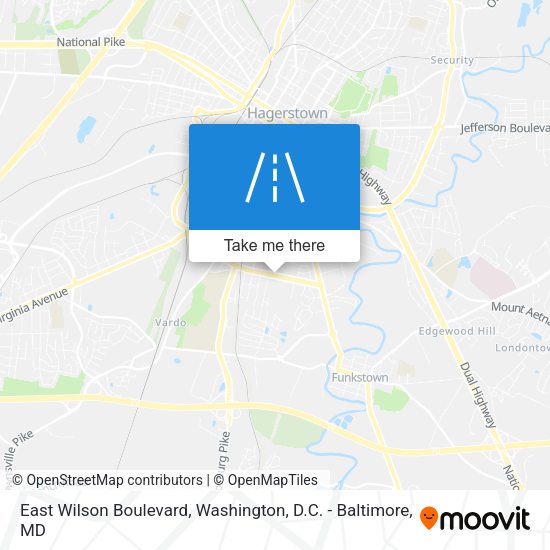 Mapa de East Wilson Boulevard