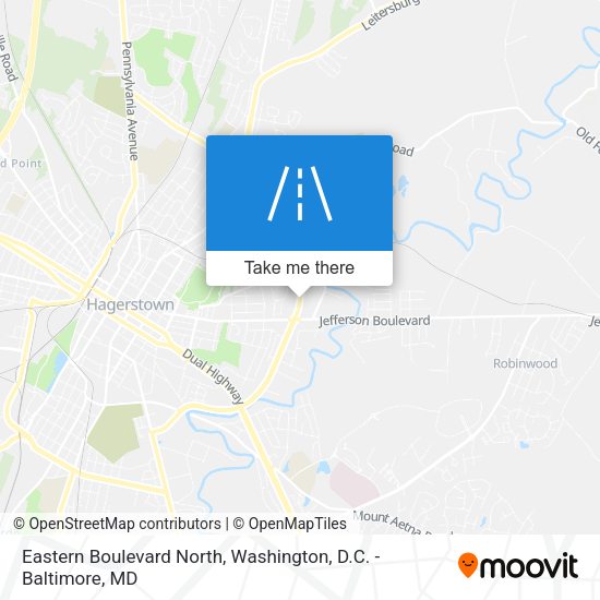 Mapa de Eastern Boulevard North