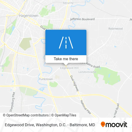 Edgewood Drive map