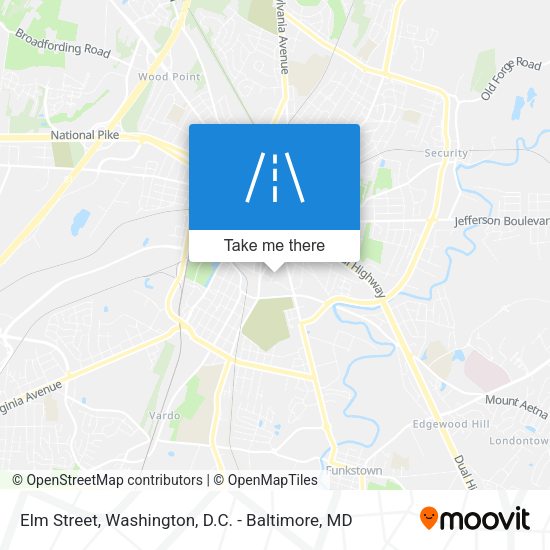 Elm Street map