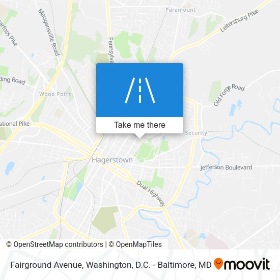 Fairground Avenue map