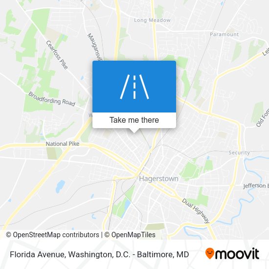 Florida Avenue map