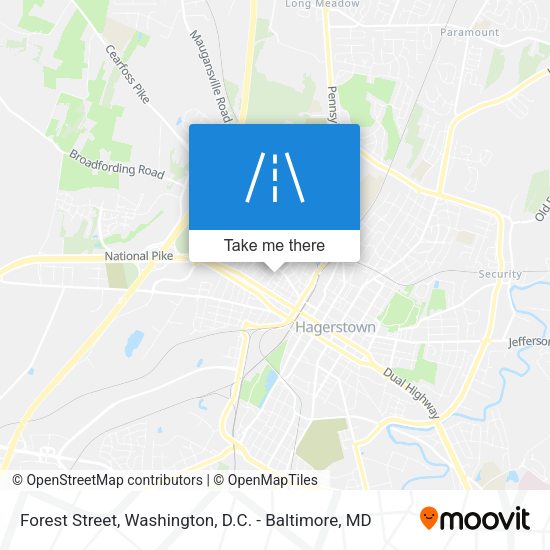 Forest Street map