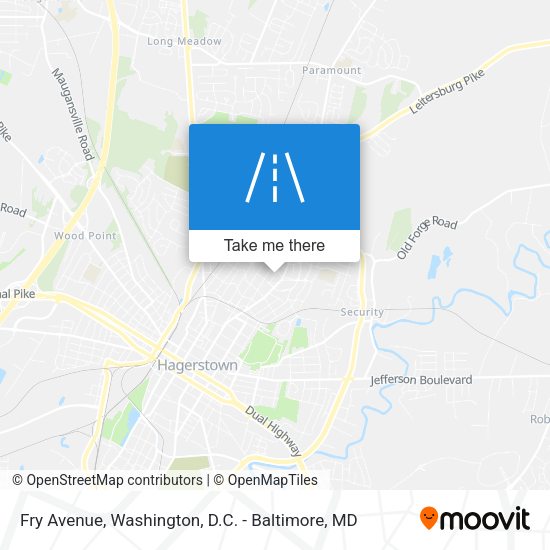 Mapa de Fry Avenue