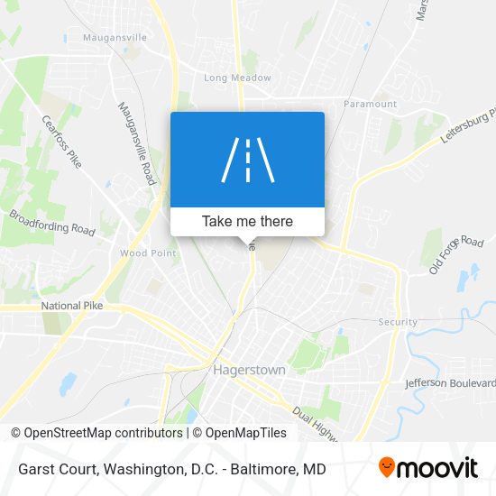 Garst Court map