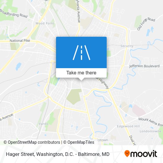 Mapa de Hager Street