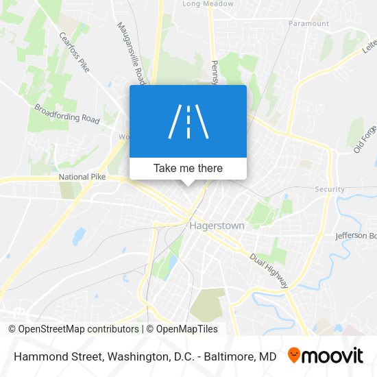Mapa de Hammond Street