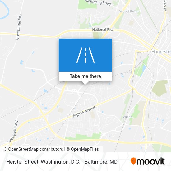 Heister Street map