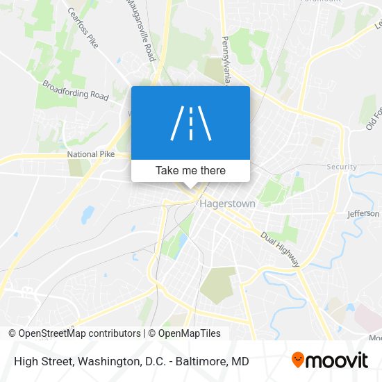 High Street map