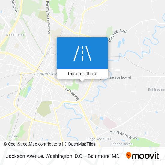 Mapa de Jackson Avenue