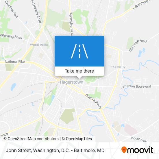 John Street map
