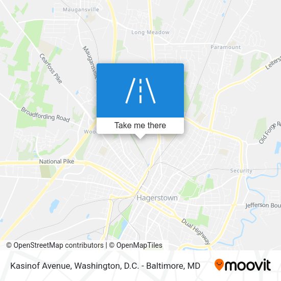 Kasinof Avenue map