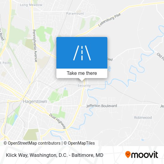 Klick Way map
