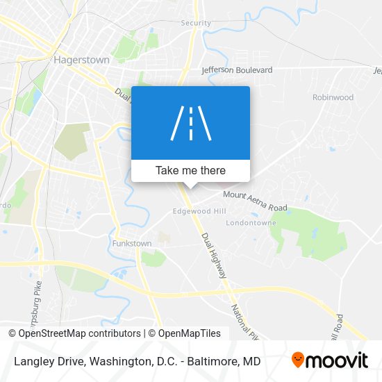 Mapa de Langley Drive