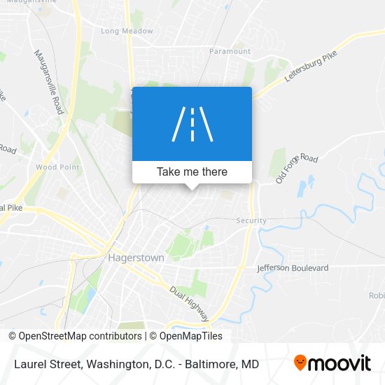 Mapa de Laurel Street