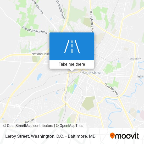 Leroy Street map