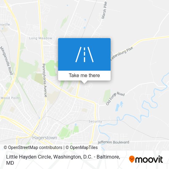 Mapa de Little Hayden Circle