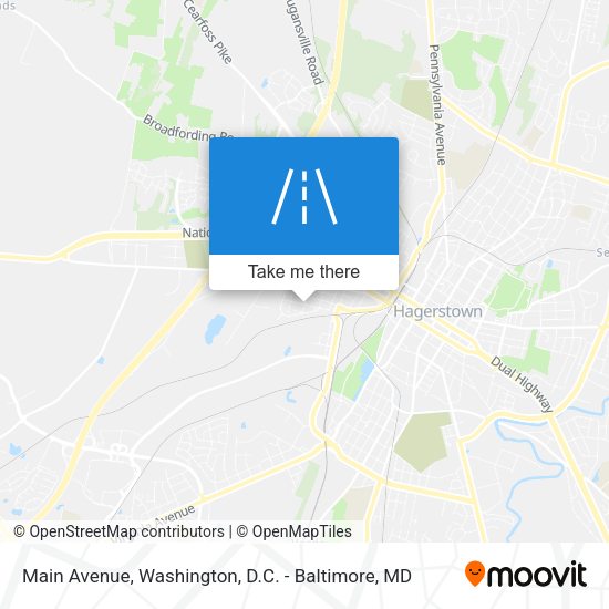 Main Avenue map