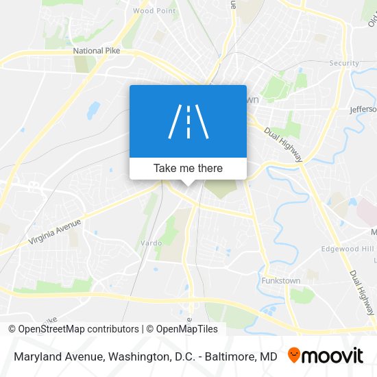 Maryland Avenue map