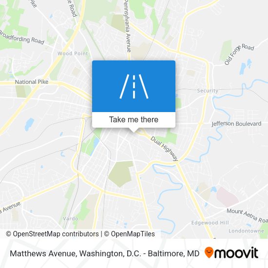 Matthews Avenue map