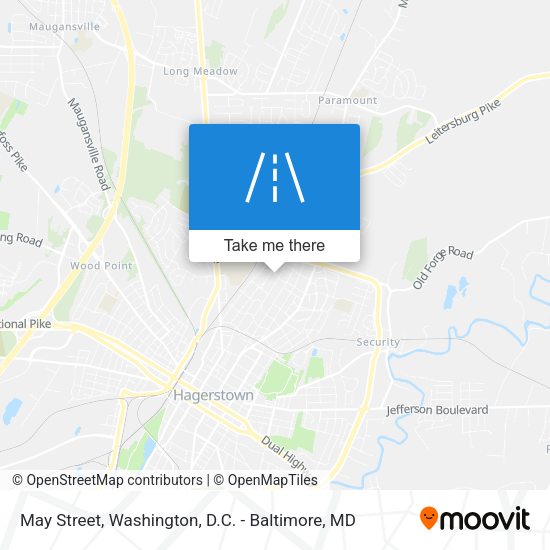 May Street map