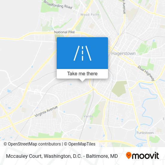 Mccauley Court map