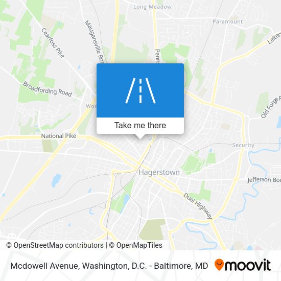 Mcdowell Avenue map