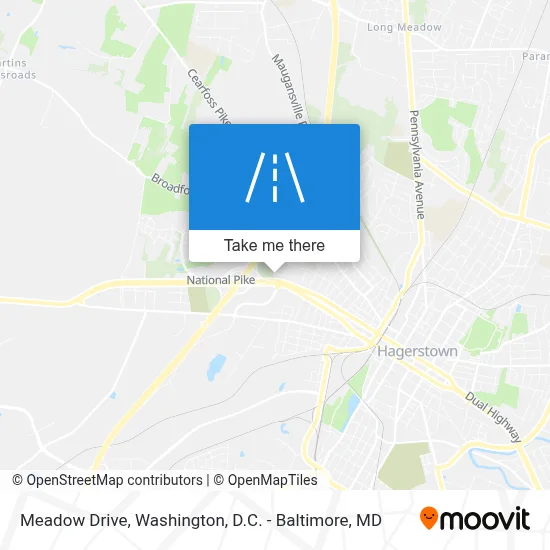 Meadow Drive map